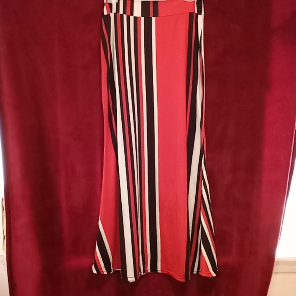 Beautiful bright colored maxi skirt